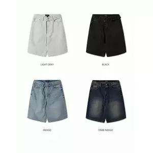 [후아유]WHOAU 여성용 버뮤다 데님 반바지 WHTJF2442FSG