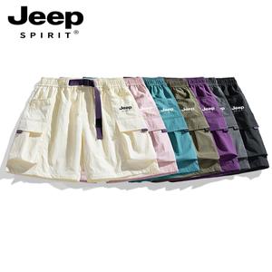 JEEP 지프 여름 바지 여자 시원한  카고 스포츠 반바지