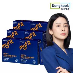 동국제약 마이핏V 맛있는 리포좀 비타민C 6박스 리포솜 항산화 인지질 비타민 분말 가루