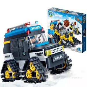 HM 경찰 스노우카 블록 만들기장난감블럭