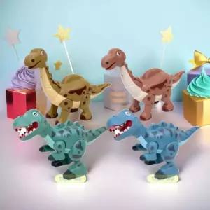 맥다이노 토이 4종세트 공룡 피규어 만들기 자석 블럭 자석놀이 마그넷 블록 어린이