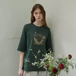 [마르조][마르조][1종]자수아트 티블라우스_QBSFB007