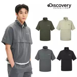 [디스커버리] DXTR7G053 프레시벤트 폴튼 트레이닝 반팔 하이넥 아노락