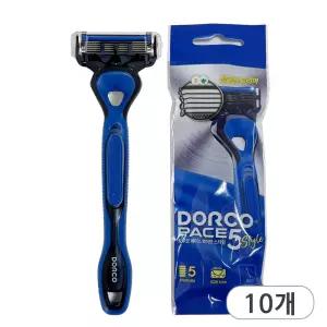 도루코 페이스 5 스타일 x 10개 일회용 면도기 5중날
