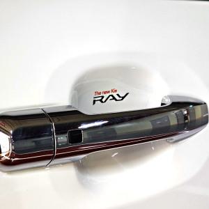 더뉴기아레이 손잡이 도어컵 로고인쇄 포인트 기스방지 데칼스티커 보호 필름