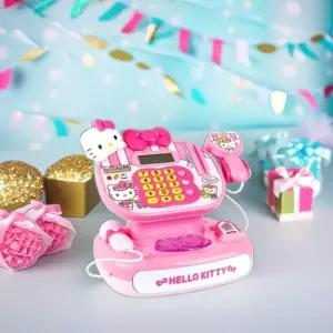 헬로키티 달콤 계산대 마트놀이 가게 소꿉 역할 놀이 계산하기 쇼핑 사운드 금고 모형