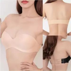 오프숄더 노와이어브라 누디 볼륨업 뽕브라 웨딩 반컵