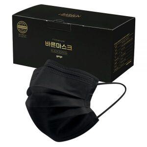 고르고 바른 일회용 마스크 중형 블랙