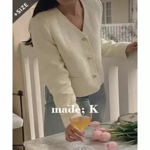 멜팅 프리미엄 브이넥 트위드 자켓 봄 가을 하객룩  데이트룩