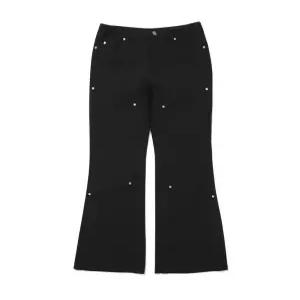 [밥캣]WMS Flare pants - BLACK (QKA1PTLP005BK)