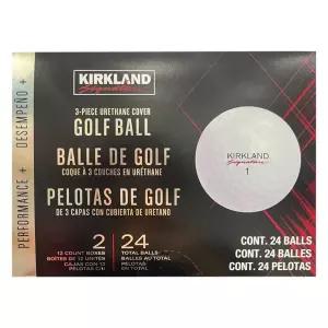 커클랜드 시그니처 우레탄 3피스 24개 골프공(화이트) 골프용품