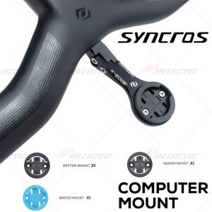 SYNCROS ADDICT RC 통합 핸들바 컴퓨터 마운트 GPS 가민 브라이튼 와후 브래킷 CRESTON SL