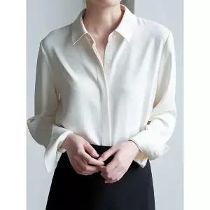 [예쎄] 카라넥 클래식 루즈핏 블라우스(S5FBL033A)