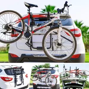 차량용 자전거캐리어 3대 거치 접이식 트렁크형 SUV 승용차