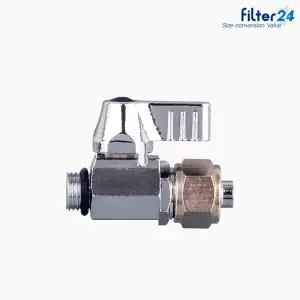 정수기 연결 설치 부품 아답터 소형 1/4 사이즈 변환용 3/8 볼밸브