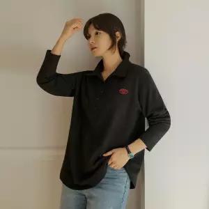 [엘리시아] 자체제작 당일출고 [MADE] 어렌 패치 카라 긴팔 T