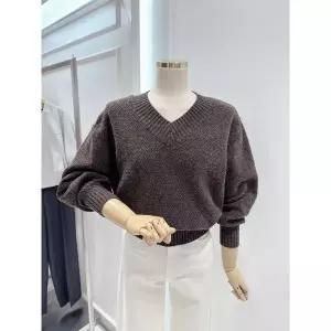 갤러리아 [ab.f.z]오버핏 와플 브이넥 니트(ATZ4HW57K)