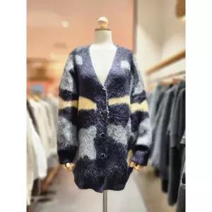 [러브앤쇼](천안아산점)컬러 블록 가디건 GCFKGCD09