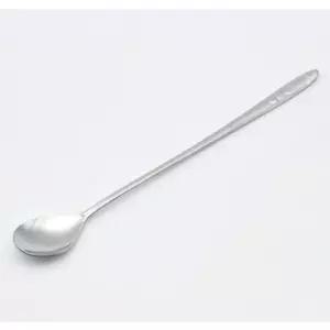 애플 티스푼 커피 수저 푸딩 스텐 디저트 롱스푼 1p