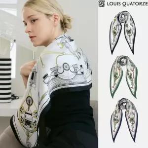 [갤러리아] [루이까또즈] 퐁텐블로 실크 마름모 스카프 2ESD953