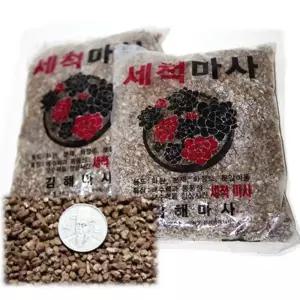 국산 분갈이용 씻은 마사토 2kg 2개 화분용 배수성 좋은 원예용 화장토 흙
