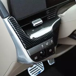 더뉴 아이오닉5 대쉬보드 프레임 커버 카본 우드 몰딩 차량용품