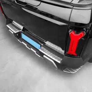 무쏘EV 리어 범퍼패드 튜닝 실버 몰딩