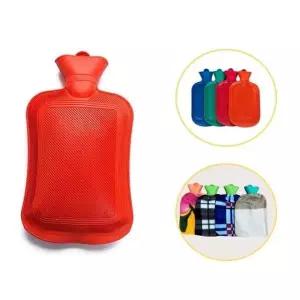 찜질용 PVC 물주머니-1L 커버포함 색상랜덤 pvc물주머니 찜질 보온 워터팩 용 온도유지 핫 온열팩