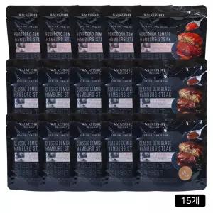 워커힐 고메 함박 스테이크 180g * 15팩 (데미그라스 10팩+ 트리플치즈 5팩)