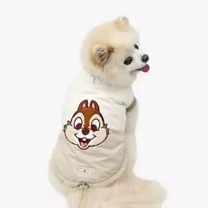 디즈니 칩앤데일 구름 패딩 (베이지)