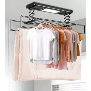 베란다 빨래 건조대 전동 테라스 이불 옷 천정 걸이