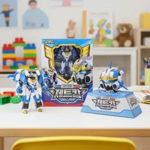 미니특공대 제트캅 변신 로봇 최강경찰 캐릭터 역할놀이 로보트 뱃지 모형 액션피규어 남아