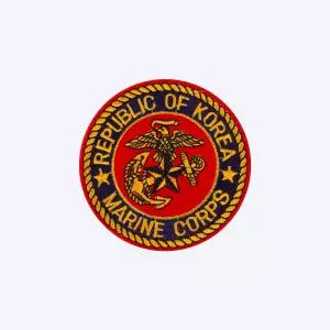 해병대 앵카 원형 패치 영문 MC006 - 군부대 군용 군인 벨크로 와펜 약장 엠블럼