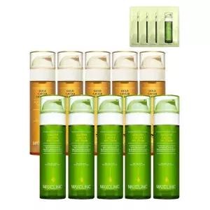 맥스클리닉 오일 폼 클렌징 110g 골든 선인장 5개+캐비어 5개+샘플 4개