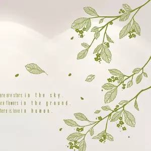 [퍼니메이커]봄이오는소리 그래픽스티커 시트지 벽지 포인트스티커 데코 인테리어소품