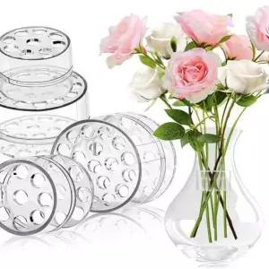 diy 화병 꽃다발 홀더 침봉 중형 꽃꽂이 소형 재료 고정 홀더 투명