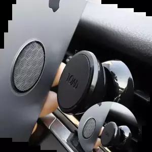 휴대폰용품 카데코 토드 송풍구형 블랙 자석 거치대