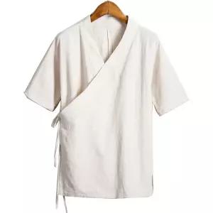 쉐프 일식 조리복 셰프복 빅사이즈 참치 반팔 린넨 횟집 복고풍 오마카세 이자카야 7부(1)
