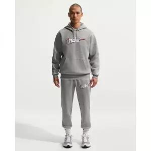 나이키 스포츠웨어 클럽 남성 플리스 조거 - 다크 그레이 헤더/라이트 스모크 그레이/화이트 IF0700-063