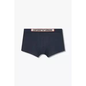 매장정품 EMPORIO ARMANI UNDERWEAR 남성 프레임 로고 밴딩 드로즈_마린_0814112031 2402291461 234330