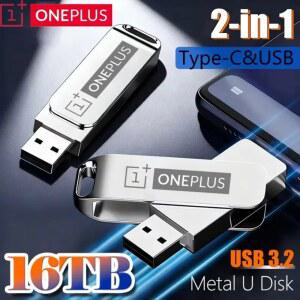 샤오미 미지아 USB 3.2 16TB USB 플래시 드라이브 메모리 타입-C 2-in-1 8TB 4TB OTG 펜드라이브 2TB 고속 플래시 디스크 1TB PC 노트북용