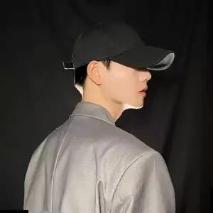 무지야구모자 대학생 남자 스포티룩 볼캡 캐주얼 무지 블랙 모자