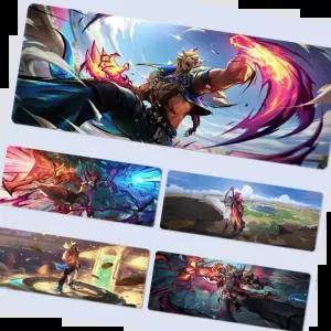 마우스장패드 롤팀 F 소울파이터 게이밍장패드 800x300x4mm