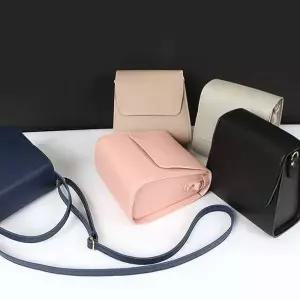 [에이치플러스몰]여성 하객가방 미니 핸드백 고급 메신저 숄더백 여성하객소가죽백