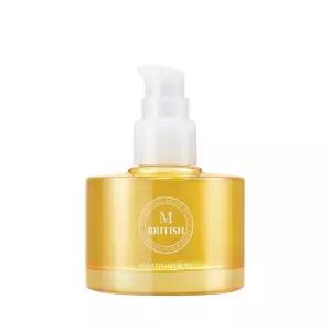 브리티시 M 아나토 헤어 오일 2.36 fl. oz - 프리즈 프리 샤인 딥 하이드레이션 천연 포뮬러 자외선 차단