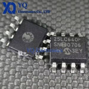 10개/몫  OriginaI 25LC640 25LC640-I/SN A-I/SN SOP-8 EEPROM 메모리