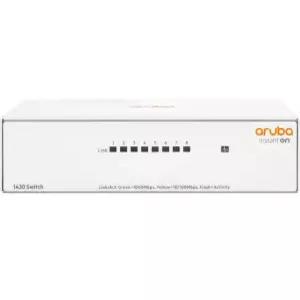 HPE Aruba 8포트 기가 스위치허브 Non-POE 랜선 스위칭허브