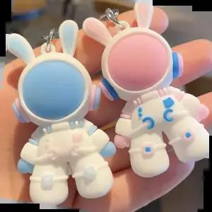 귀여운키링 달토끼 우주인 키링