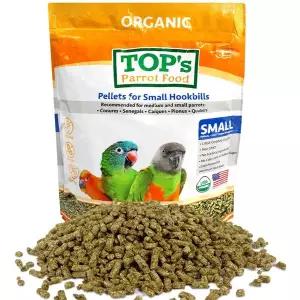 [애니몰파크]탑스오가닉 스몰 유기농 중대형 펠렛 453g 앵무새 사료
