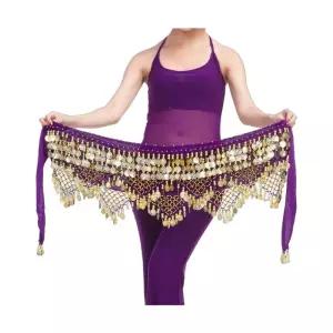 밸리댄스힙스카프 랩스커트 반짝이 힙스카프 액세서리 무대 체인 동전 스팽글 벨트 공연